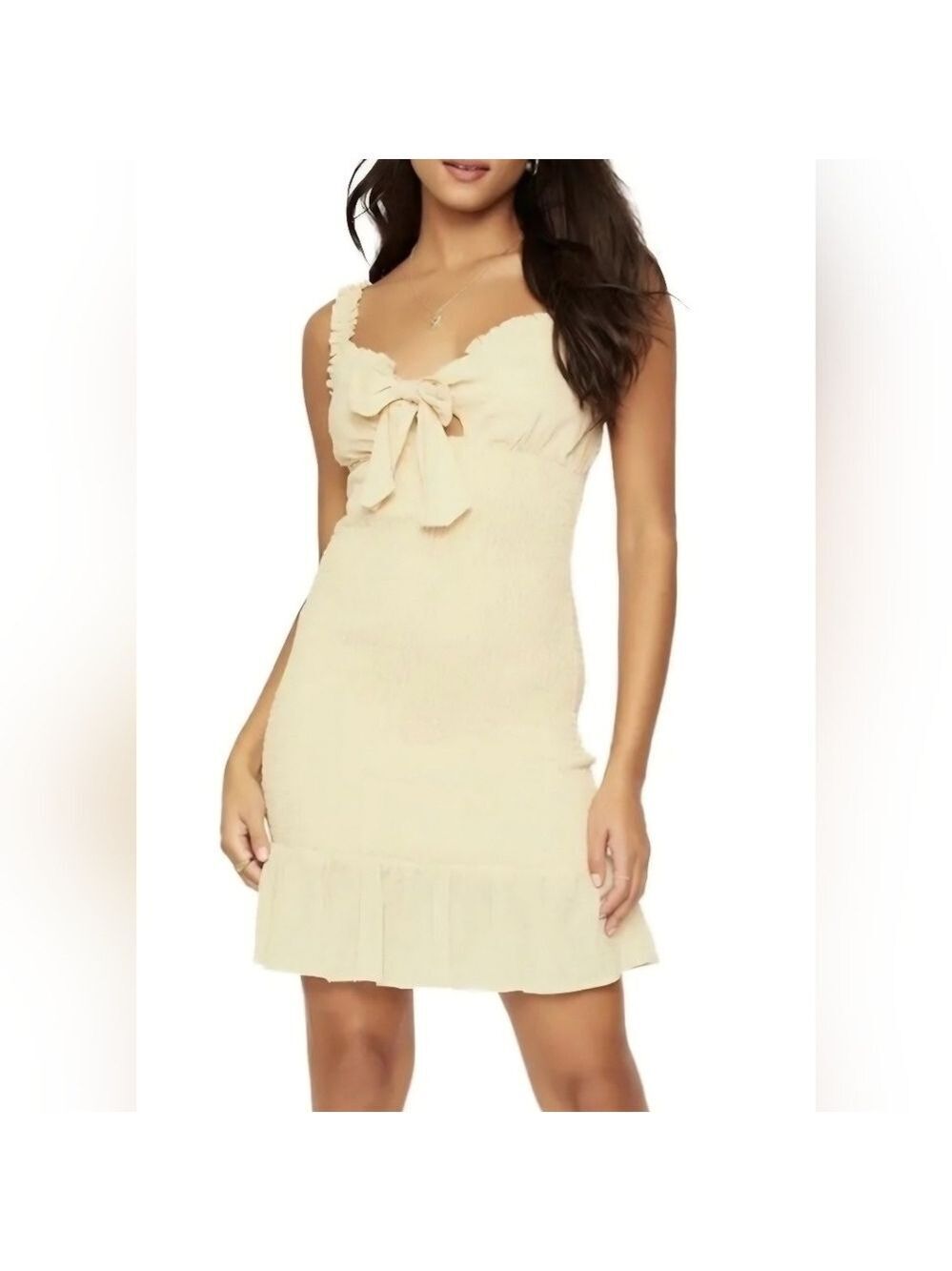 NWT Lost + Wander ruched mini dress Medium